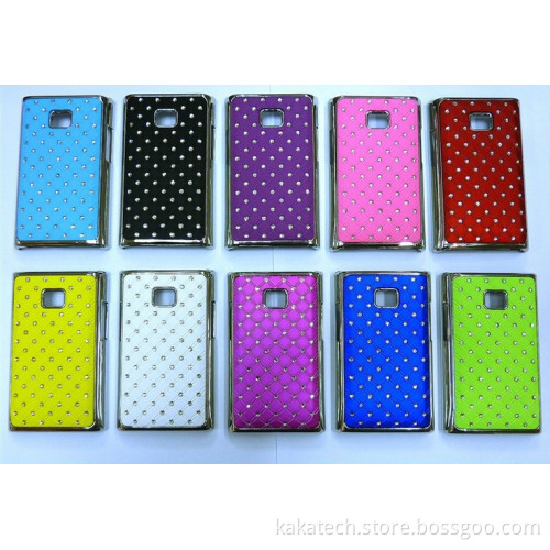 Luxury Bling Diamond Rhinestone Chrome Case for LG Optimus L3 E400